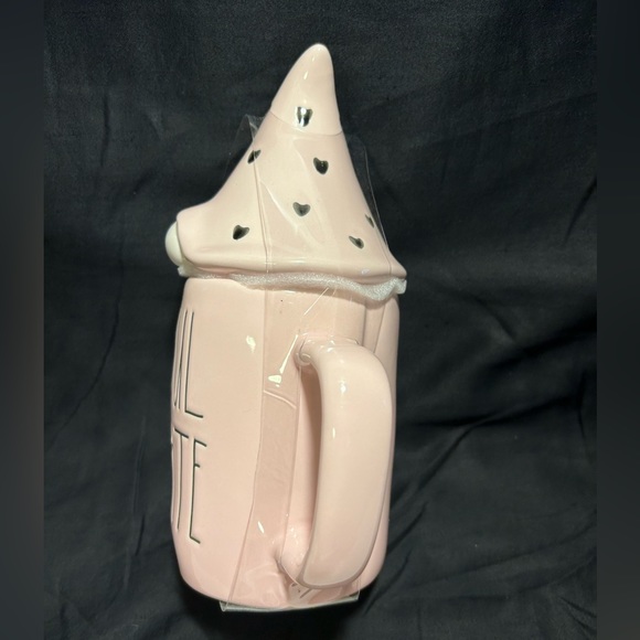 Rae Dunn Pink gnome cup soul mate with tooper - Picture 3 of 3